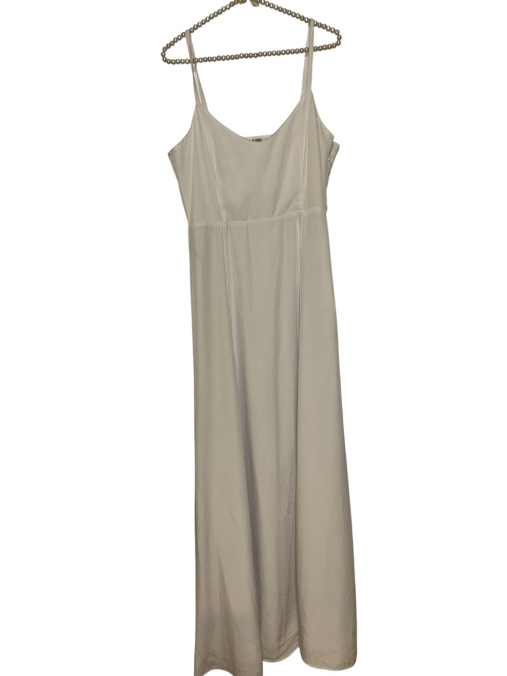 BB Dakota White Maxi Dress Size 8 Open Back